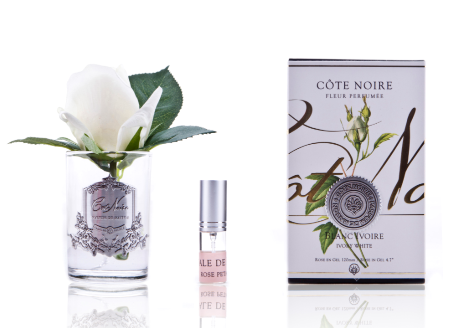 Cote Noire Perfumed Natural Touch Rose Bud - Clear - Ivory White - GMR41